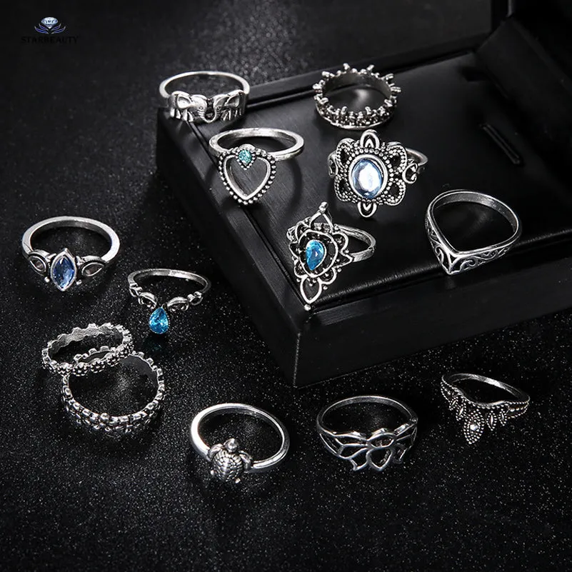 13 Piece Thin Finger / Toe Ring Set