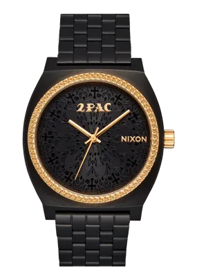2PAC TIME TELLER Black Gold Watch A1378-010