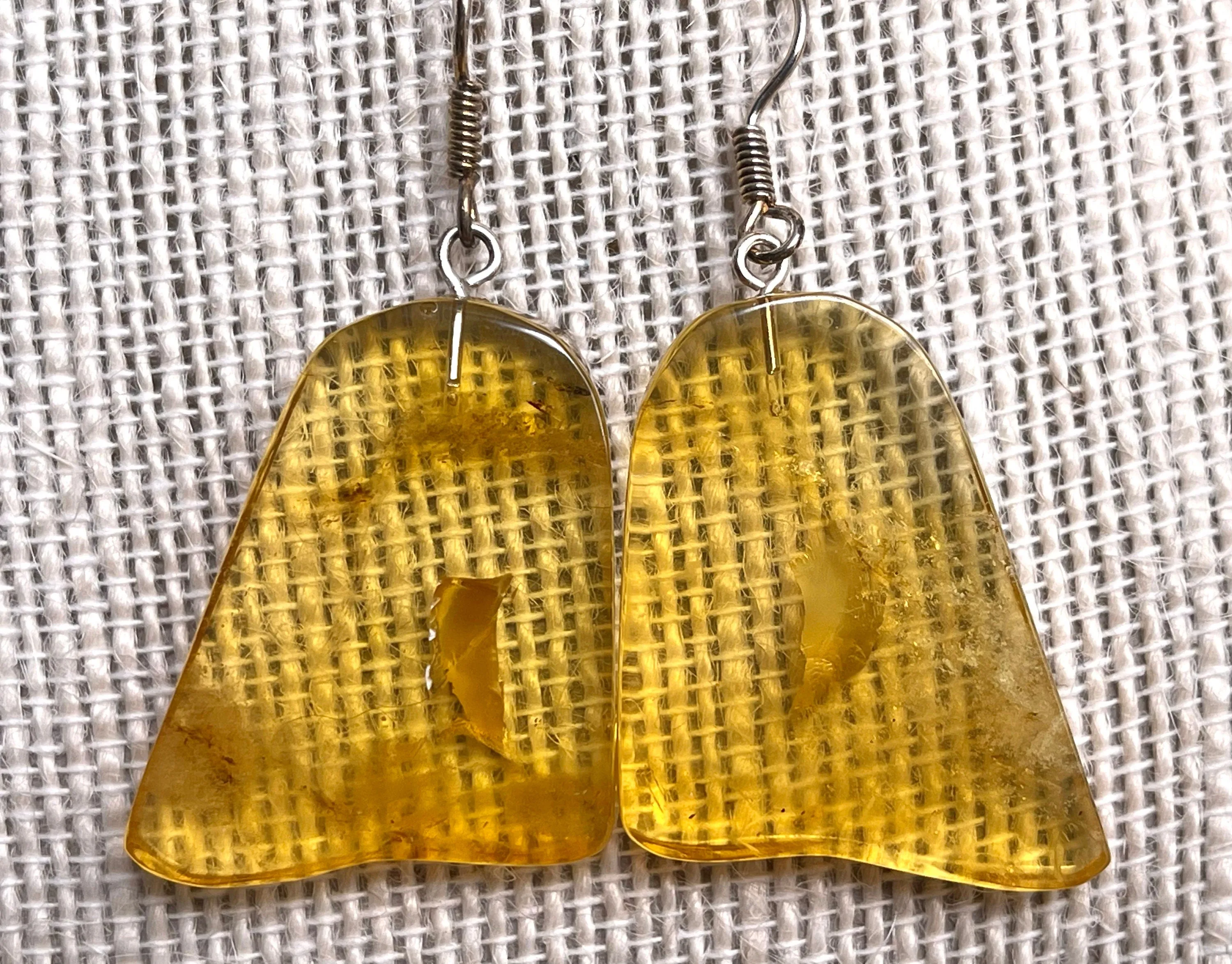 AMBER Crystal Earrings - Statement Earrings, Dangle Earrings, Handmade Jewelry, Healing Crystals and Stones, 50385