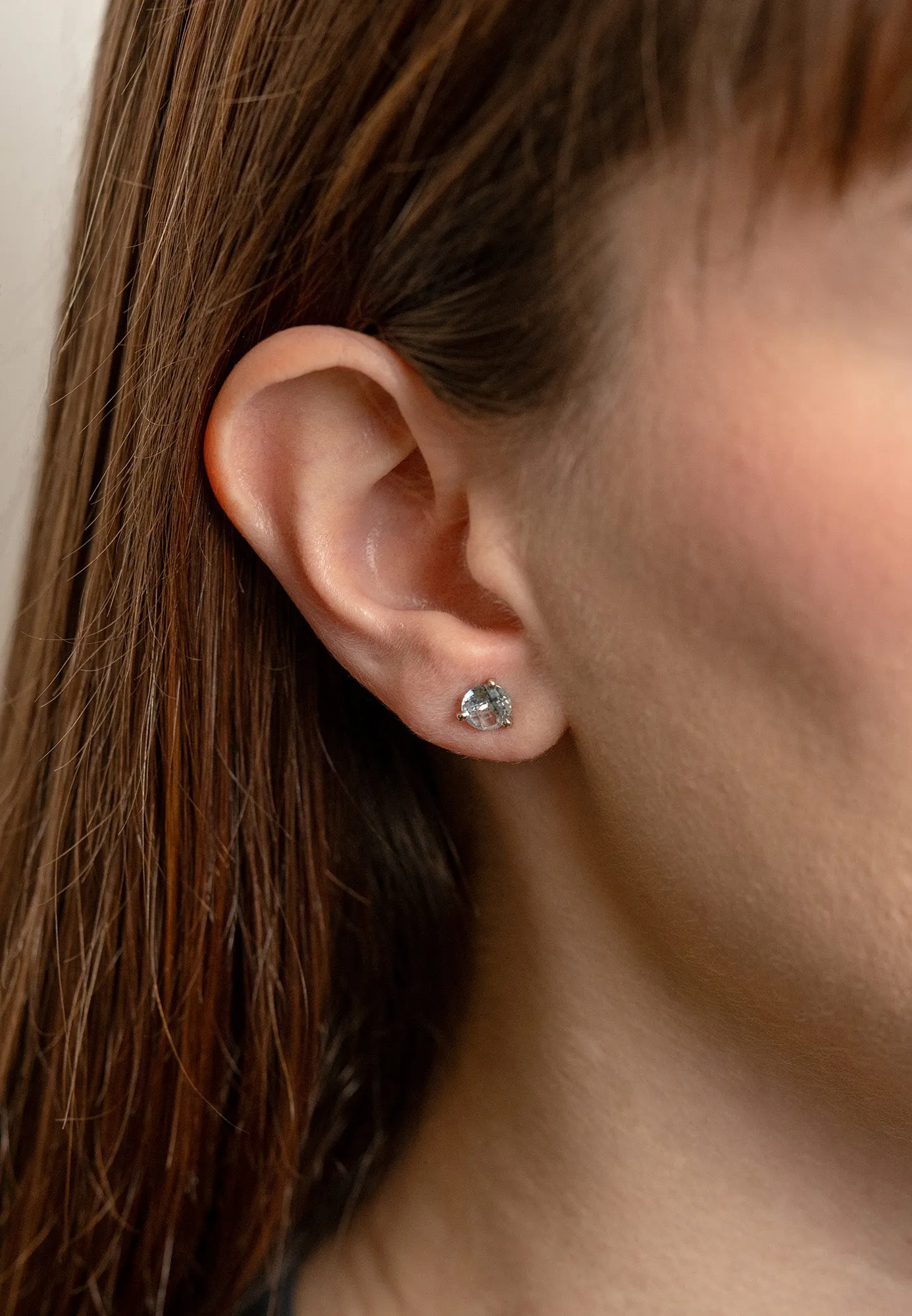 Aquamarine Studs