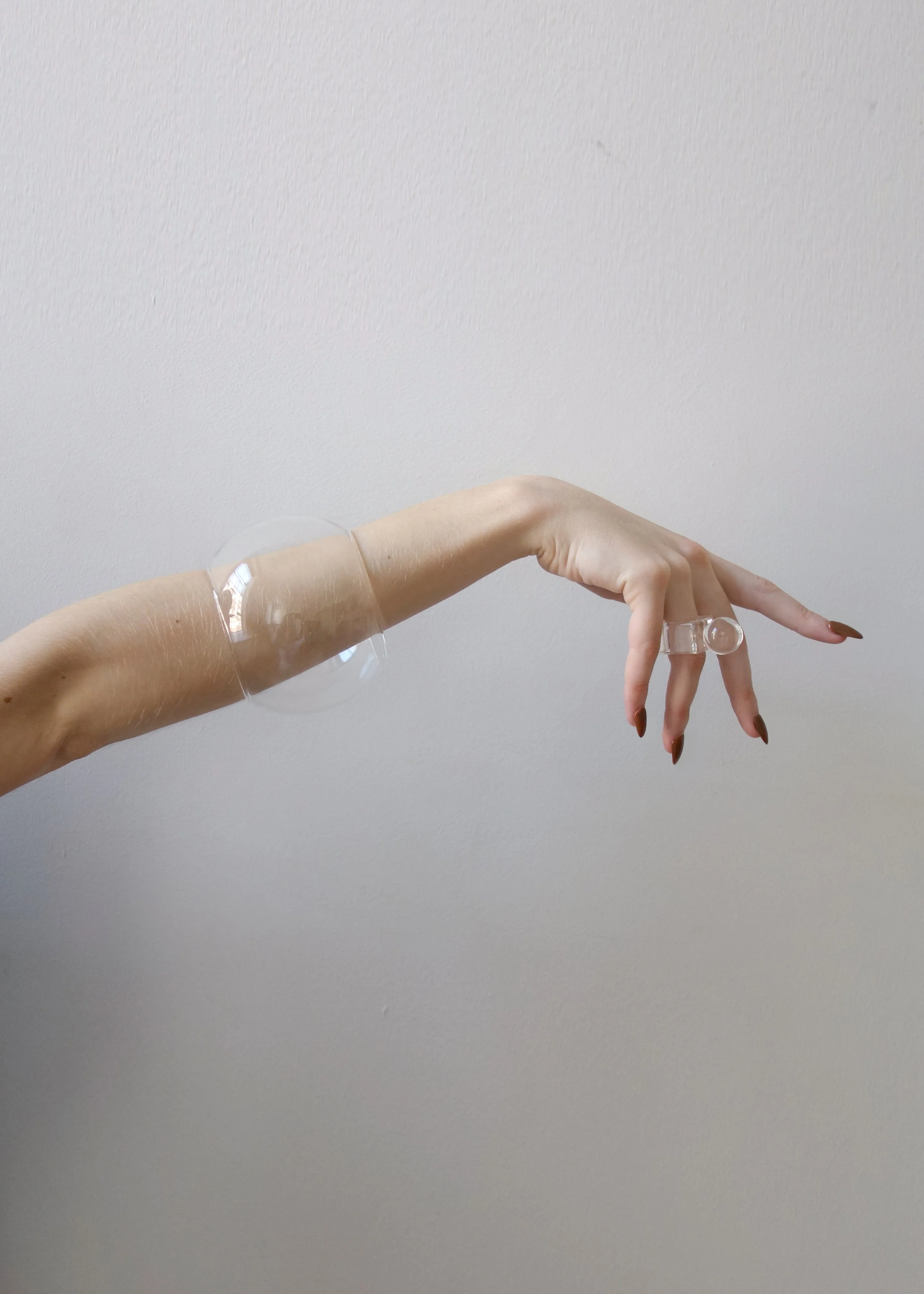 Arc Objects Exclamation Bangle - Clear