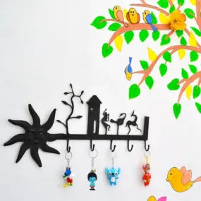 Bobble Head Krishna Key Chain - 2.5 Inches | Keyring/ Handmade Key Chain for Bike