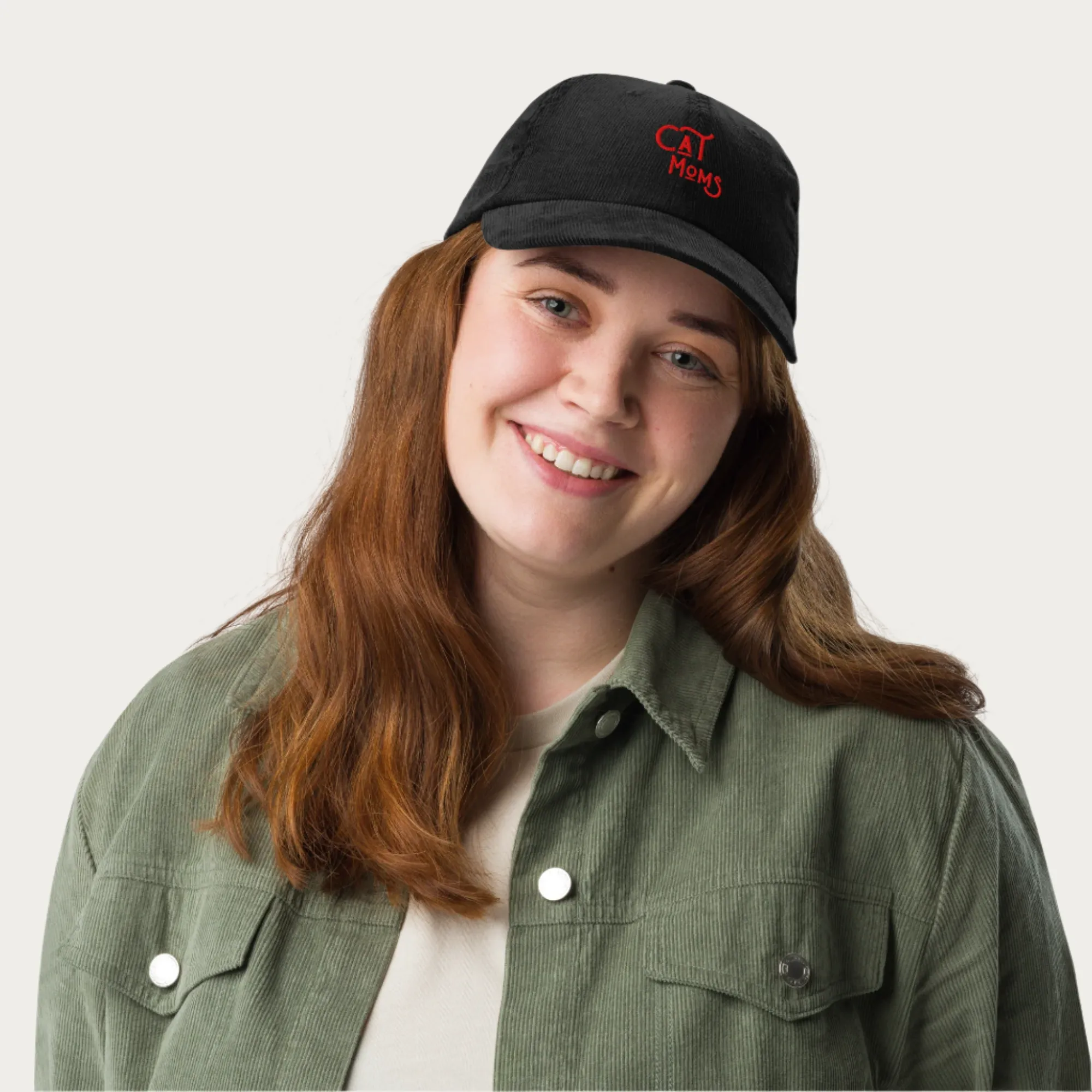 Cat Moms Vintage corduroy cap