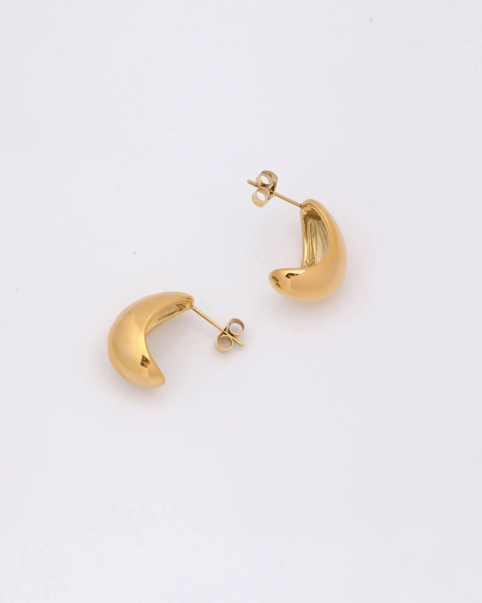 Cirina Gold Dome Earrings