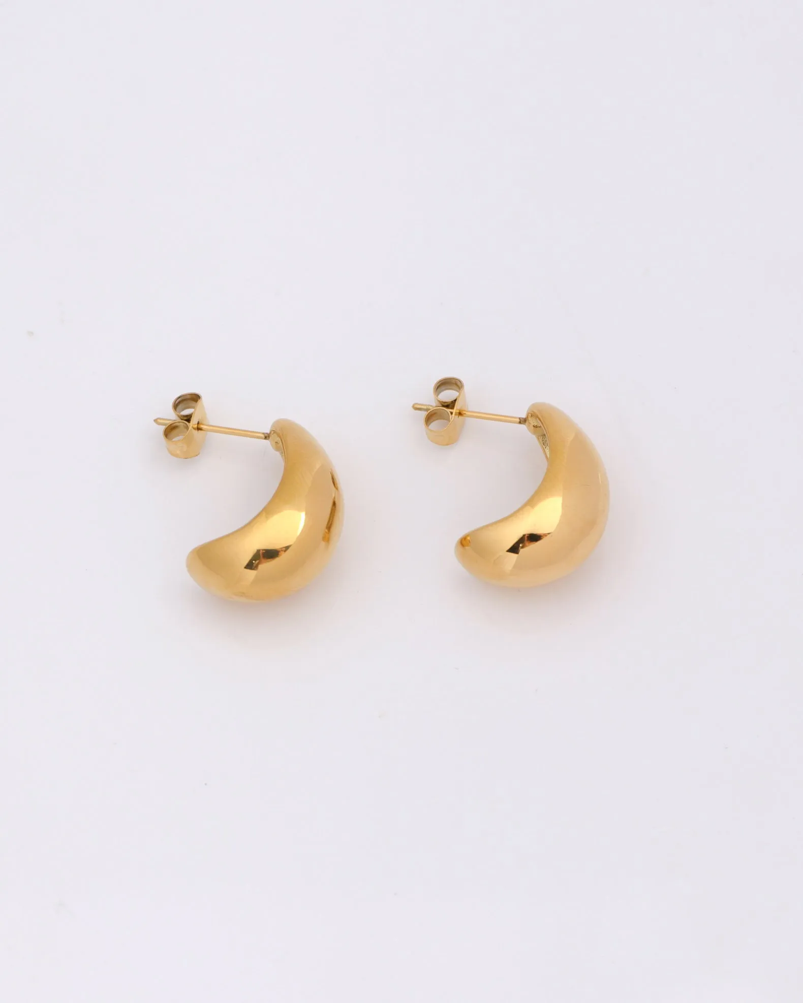 Cirina Gold Dome Earrings