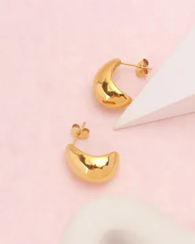 Cirina Gold Dome Earrings