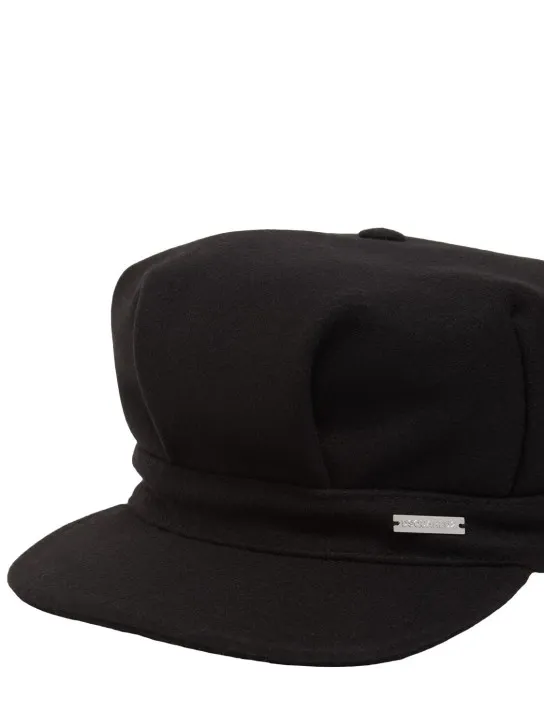 Dsquared2   Hat-titude wool blend cap 