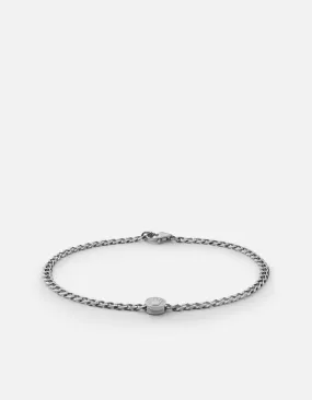 Empire Chain Bracelet, Sterling Silver