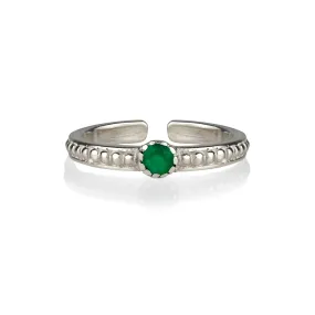 Lalita Midi / Toe Ring - Green Onyx