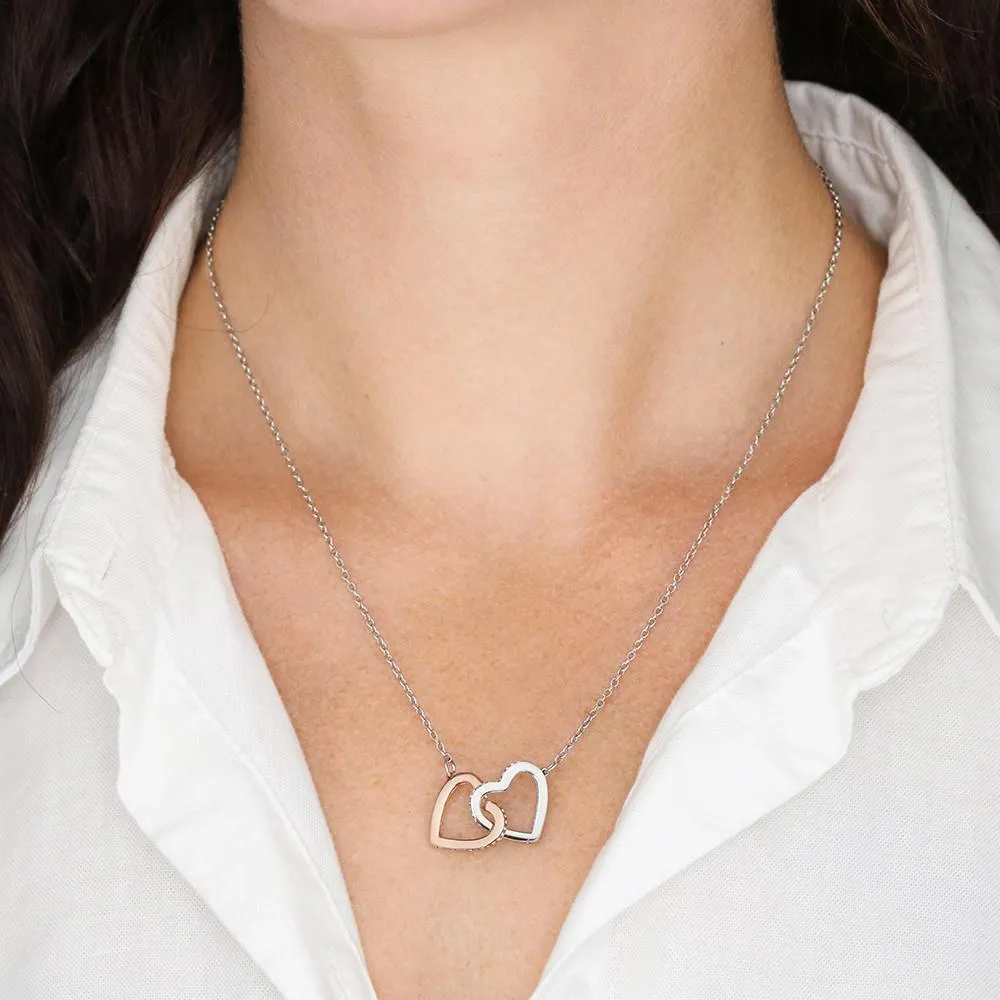 My Soul was looking for you... Interlocking hearts Necklace