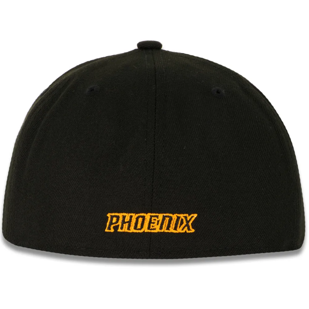 NBA Phoenix Suns New Era Suns Shooting Ball Logo 59FIFTY Fitted Hat