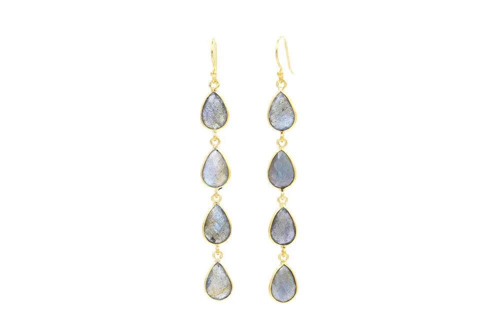 Neri, Labradorite Earrings