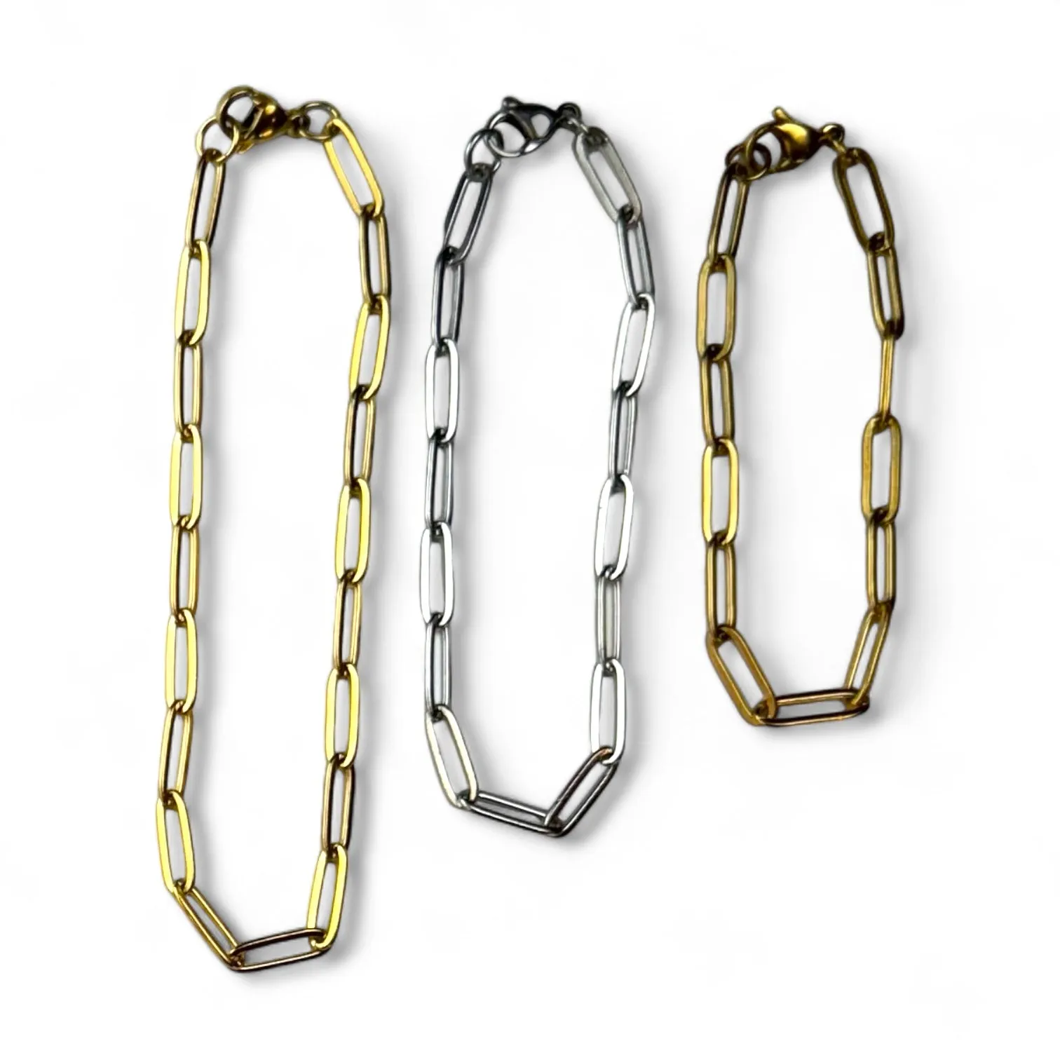 Paperclip Layering Bracelet Chain
