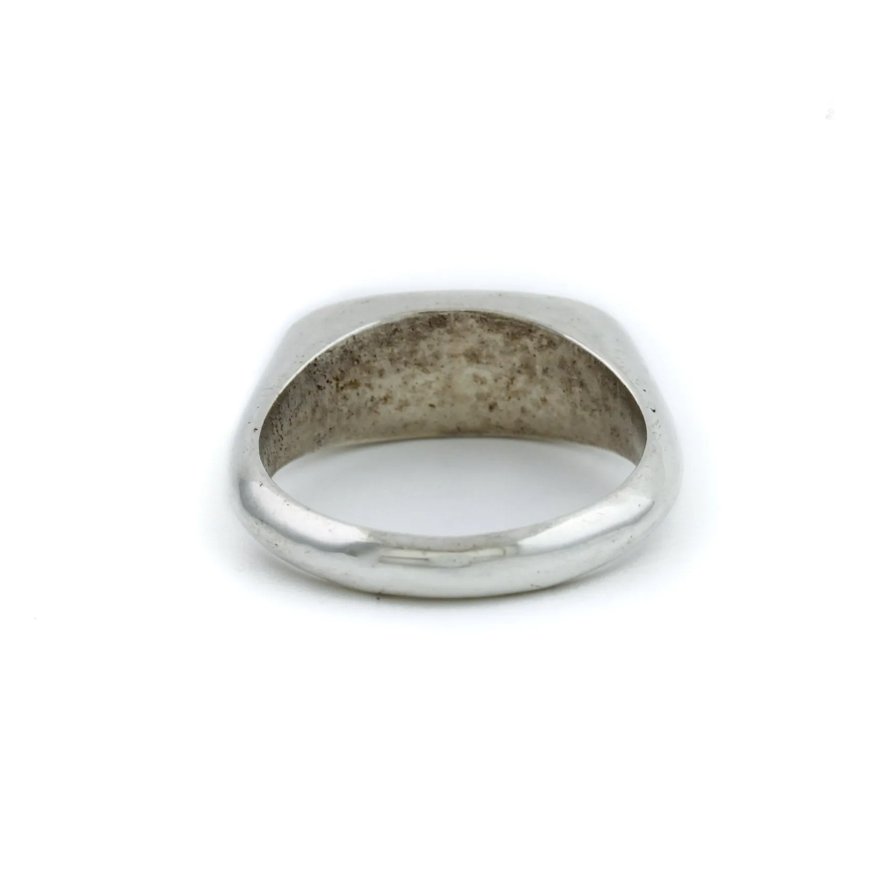 Sterling Silver Oval-Cut Signet x Birdseye Kingman Turquoise by Kingdom